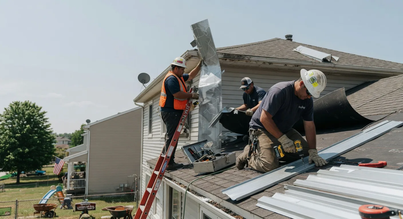 Storm Damage Metal Roof Repair in Schodack Landing, NY